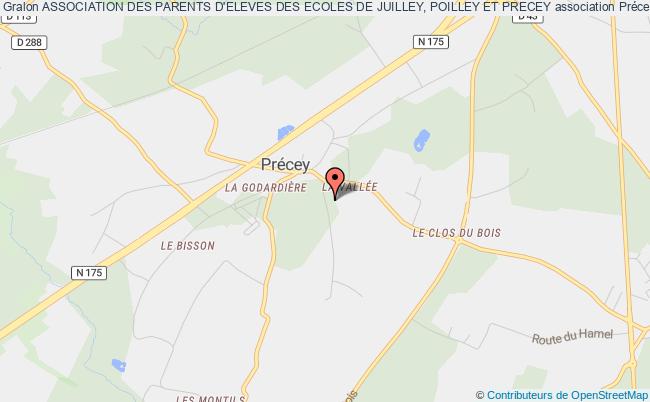 plan association Association Des Parents D'eleves Des Ecoles De Juilley, Poilley Et Precey Précey