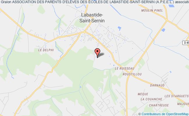 plan association Association Des Parents D'ÉlÈves Des Écoles De Labastide-saint-sernin (a.p.e.e.l.) Labastide-Saint-Sernin