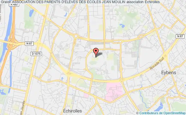 plan association Association Des Parents D'ÉlÈves Des Écoles Jean Moulin Échirolles