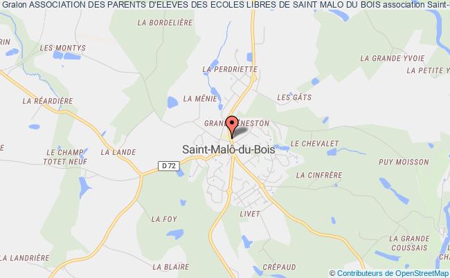 plan association Association Des Parents D'eleves Des Ecoles Libres De Saint Malo Du Bois Saint-Malô-du-Bois