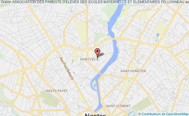 plan association Association Des Parents D'ÉlÈves Des Écoles Maternelle Et ÉlÉmentaires Fellonneau Nantes