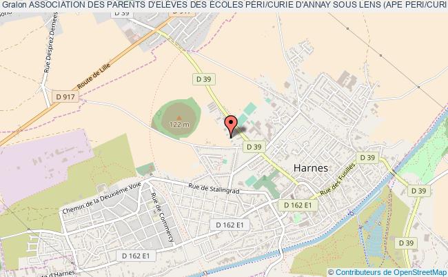 plan association Association Des Parents D'elÈves Des Écoles PÉri/curie D'annay Sous Lens (ape Peri/curie) Harnes