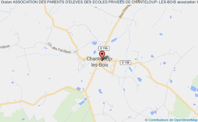 plan association Association Des Parents D'eleves Des Ecoles Privees De Chanteloup- Les-bois Chanteloup-les-Bois