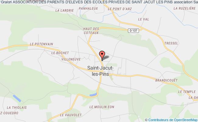 plan association Association Des Parents D'eleves Des Ecoles Privees De Saint Jacut Les Pins Saint-Jacut-les-Pins