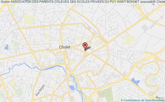 plan association Association Des Parents D'eleves Des Ecoles Privees Du Puy Saint Bonnet Cholet