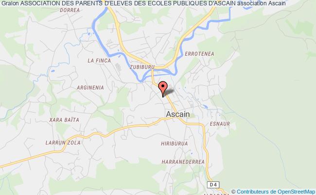plan association Association Des Parents D'eleves Des Ecoles Publiques D'ascain Ascain