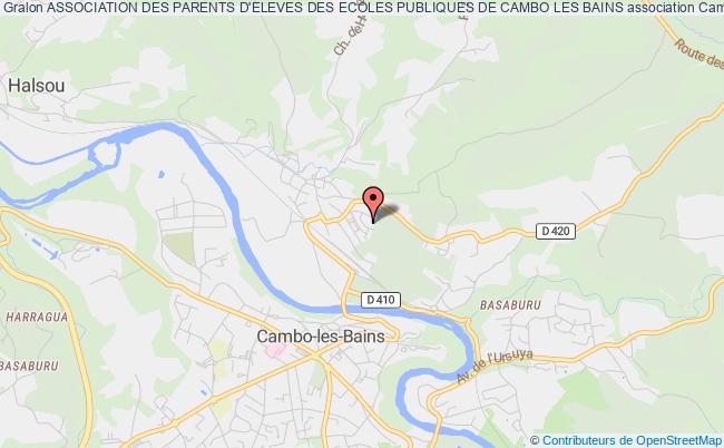 plan association Association Des Parents D'eleves Des Ecoles Publiques De Cambo Les Bains Cambo-les-Bains