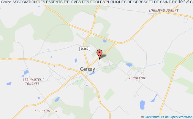 plan association Association Des Parents D'eleves Des Ecoles Publiques De Cersay Et De Saint-pierre-a-champ Cersay