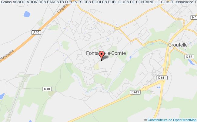 plan association Association Des Parents D'eleves Des Ecoles Publiques De Fontaine Le Comte Fontaine-le-Comte