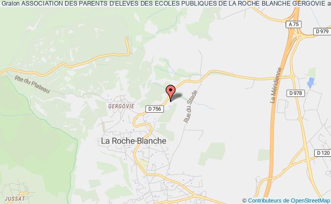 ASSOCIATION DES PARENTS D'ELEVES DES ECOLES PUBLIQUES DE LA ROCHE BLANCHE GERGOVIE