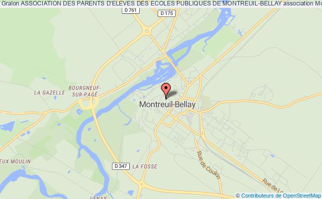 plan association Association Des Parents D'eleves Des Ecoles Publiques De Montreuil-bellay Montreuil-Bellay