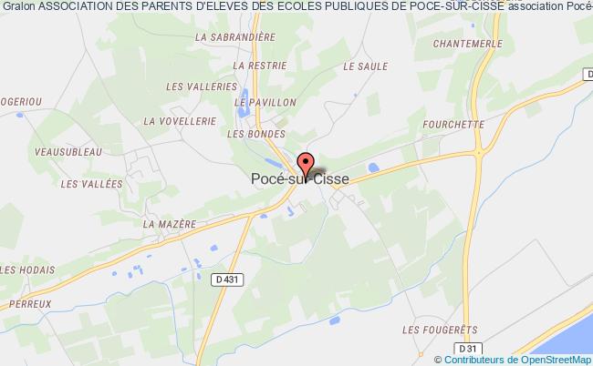 plan association Association Des Parents D'eleves Des Ecoles Publiques De Poce-sur-cisse Pocé-sur-Cisse