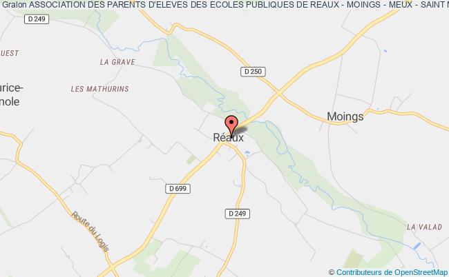 ASSOCIATION DES PARENTS D'ELEVES DES ECOLES PUBLIQUES DE REAUX - MOINGS - MEUX - SAINT MAURICE DE TAVERNOLE