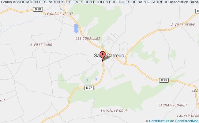 plan association Association Des Parents D'eleves Des Ecoles Publiques De Saint- Carreuc Saint-Carreuc