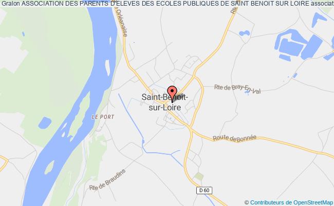 plan association Association Des Parents D'eleves Des Ecoles Publiques De Saint Benoit Sur Loire Saint-Benoît-sur-Loire