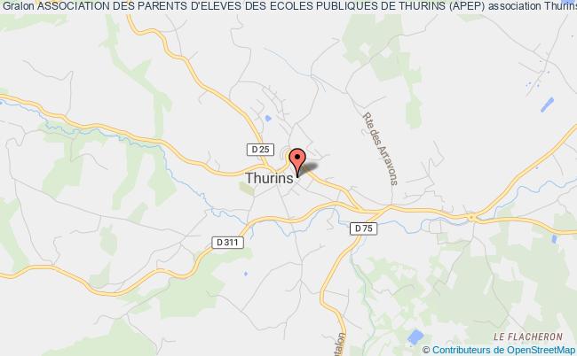 plan association Association Des Parents D'eleves Des Ecoles Publiques De Thurins (apep) Thurins