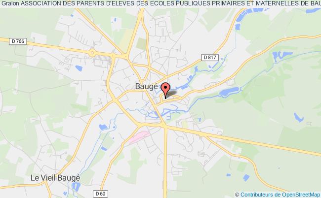 plan association Association Des Parents D'eleves Des Ecoles Publiques Primaires Et Maternelles De Bauge Baugé-en-Anjou