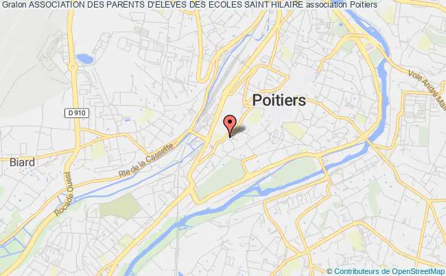 plan association Association Des Parents D'eleves Des Ecoles Saint Hilaire Poitiers