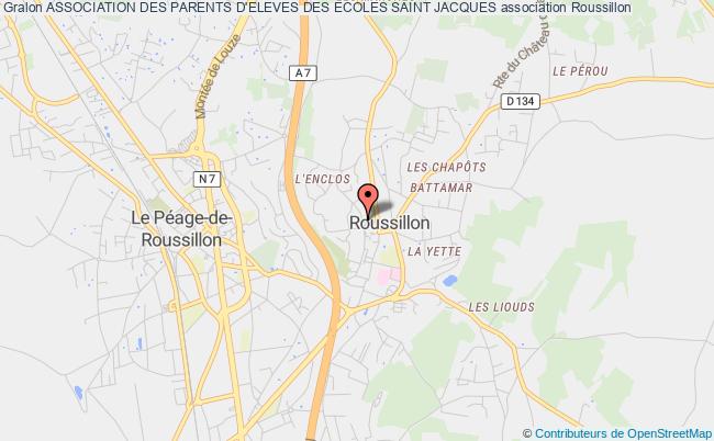plan association Association Des Parents D'eleves Des Ecoles Saint Jacques Roussillon