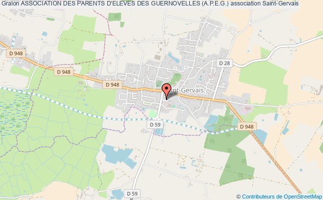 plan association Association Des Parents D'eleves Des Guernovelles (a.p.e.g.) Saint-Gervais
