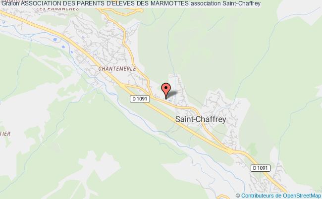 plan association Association Des Parents D'eleves Des Marmottes Saint-Chaffrey