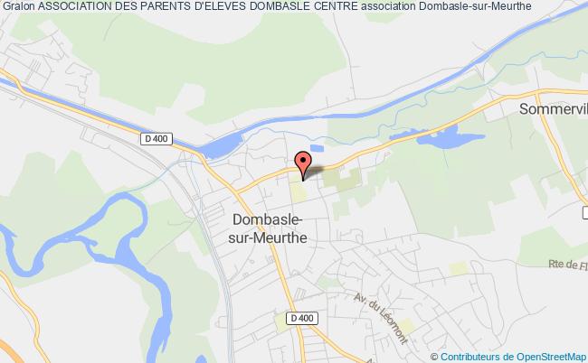 plan association Association Des Parents D'eleves Dombasle Centre Dombasle-sur-Meurthe