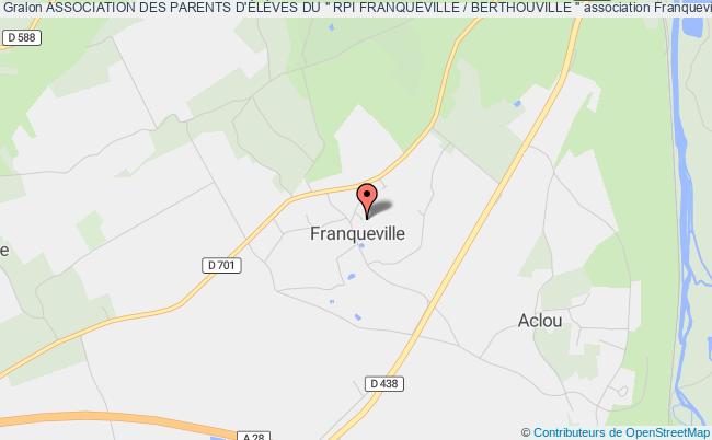 plan association Association Des Parents D'ÉlÈves Du " Rpi Franqueville / Berthouville " Franqueville
