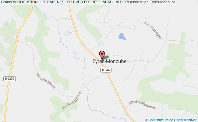 plan association Association Des Parents D'eleves Du  Rpi  Gabas-laudon Eyres-Moncube