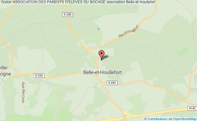 plan association Association Des Parents D'eleves Du Bocage Belle-et-Houllefort