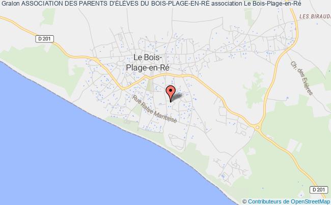 plan association Association Des Parents D'ÉlÈves Du Bois-plage-en-rÉ Bois-Plage-en-Ré