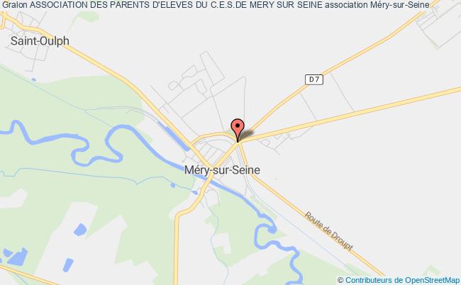 plan association Association Des Parents D'eleves Du C.e.s.de Mery Sur Seine Méry-sur-Seine