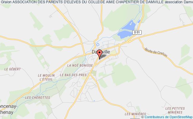 plan association Association Des Parents D'eleves Du College Aime Chapentier De Damville Damville