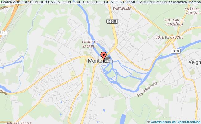 plan association Association Des Parents D'eleves Du College Albert Camus A Montbazon Montbazon