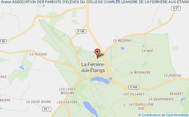 plan association Association Des Parents D'eleves Du College Charles Leandre De La Ferriere-aux-etangs La Ferrière-aux-Étangs