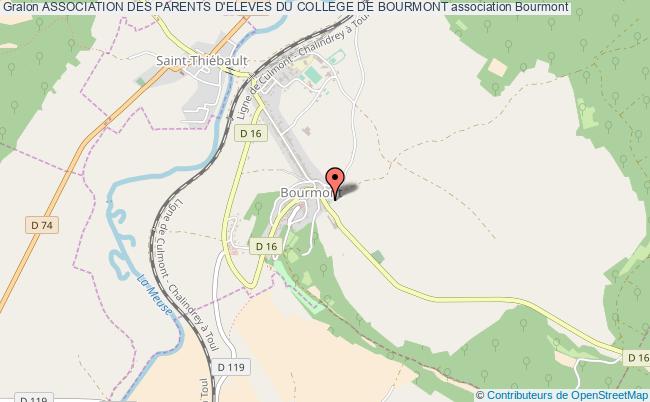 plan association Association Des Parents D'eleves Du College De Bourmont Bourmont
