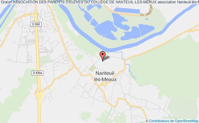 plan association Association Des Parents D'eleves Du College De Nanteuil-les-meaux Nanteuil-lès-Meaux