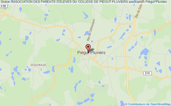 plan association Association Des Parents D'eleves Du College De Piegut-pluviers Piégut-Pluviers