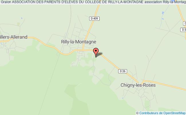 plan association Association Des Parents D'eleves Du College De Rilly-la-montagne Rilly-la-Montagne