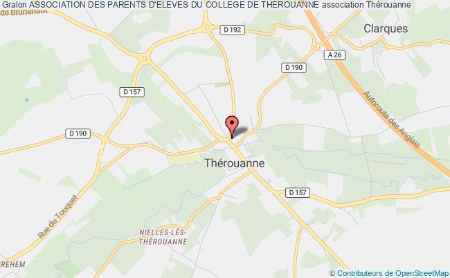 plan association Association Des Parents D'eleves Du College De Therouanne Thérouanne