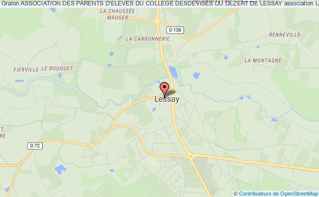 plan association Association Des Parents D'eleves Du College Desdevises Du Dezert De Lessay Lessay