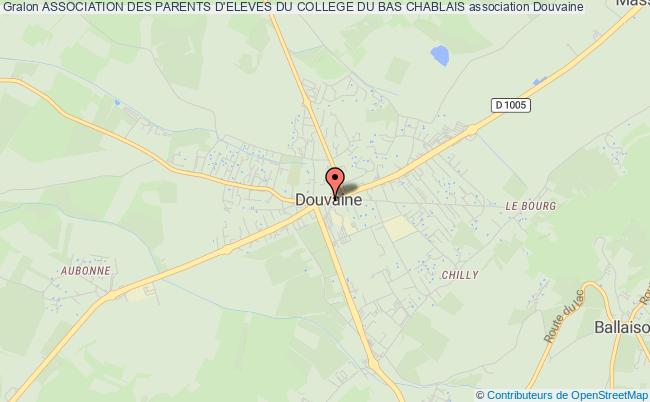 plan association Association Des Parents D'eleves Du College Du Bas Chablais Douvaine