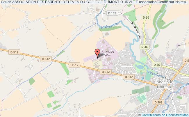 plan association Association Des Parents D'eleves Du College Dumont D'urville Condé-sur-Noireau