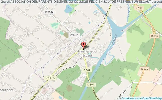 plan association Association Des Parents D'eleves Du College Felicien Joly De Fresnes Sur Escaut Fresnes-sur-Escaut
