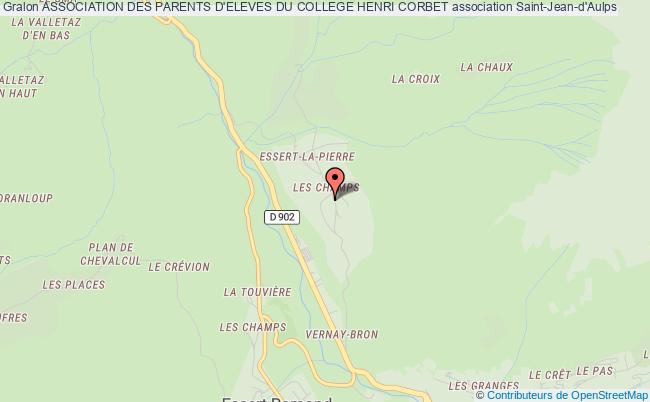 plan association Association Des Parents D'eleves Du College Henri Corbet Saint-Jean-d'Aulps