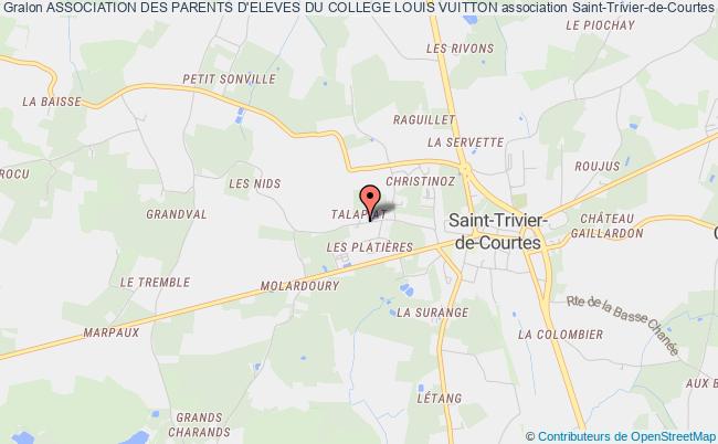 plan association Association Des Parents D'eleves Du College Louis Vuitton Saint-Trivier-de-Courtes
