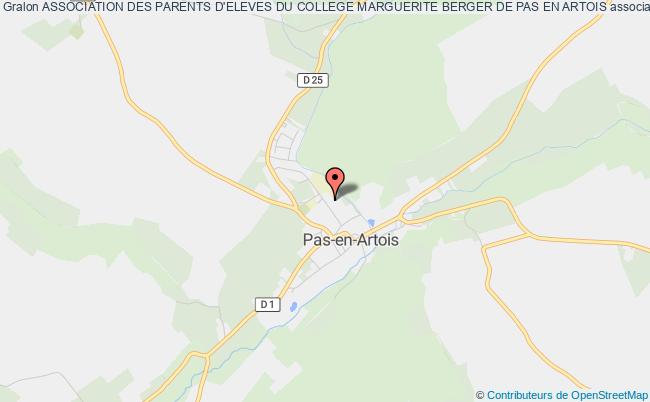 plan association Association Des Parents D'eleves Du College Marguerite Berger De Pas En Artois Pas-en-Artois