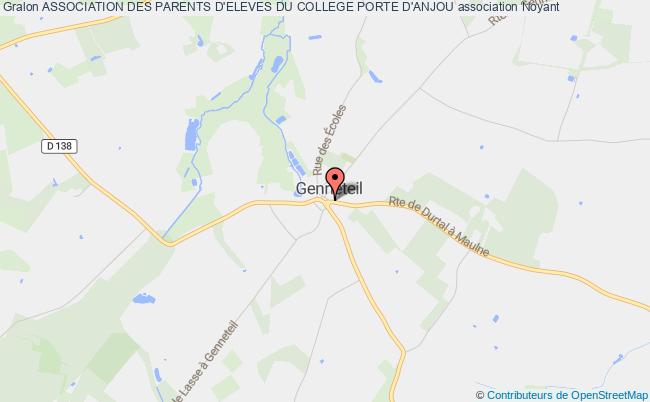 plan association Association Des Parents D'eleves Du College Porte D'anjou Noyant-Villages