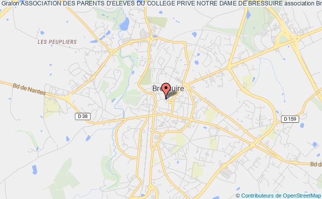 plan association Association Des Parents D'eleves Du College Prive Notre Dame De Bressuire Bressuire