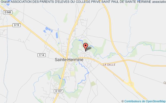 plan association Association Des Parents D'eleves Du College Prive Saint Paul De Sainte Hermine Sainte-Hermine