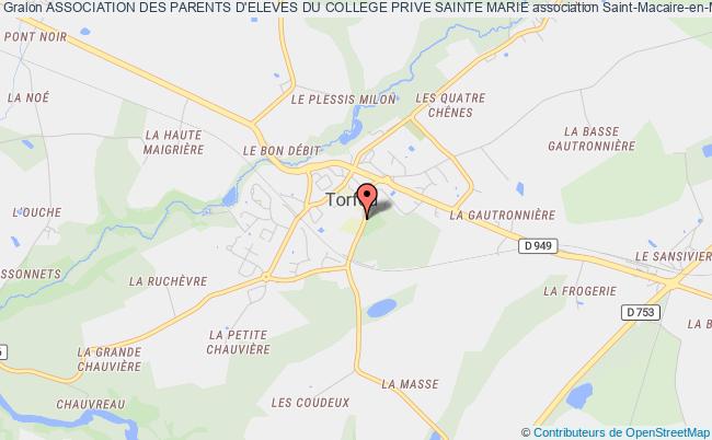 plan association Association Des Parents D'eleves Du College Prive Sainte Marie Sèvremoine